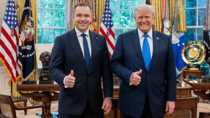 Nawrocki i Trump napięcia z rządem Tuska po wizycie