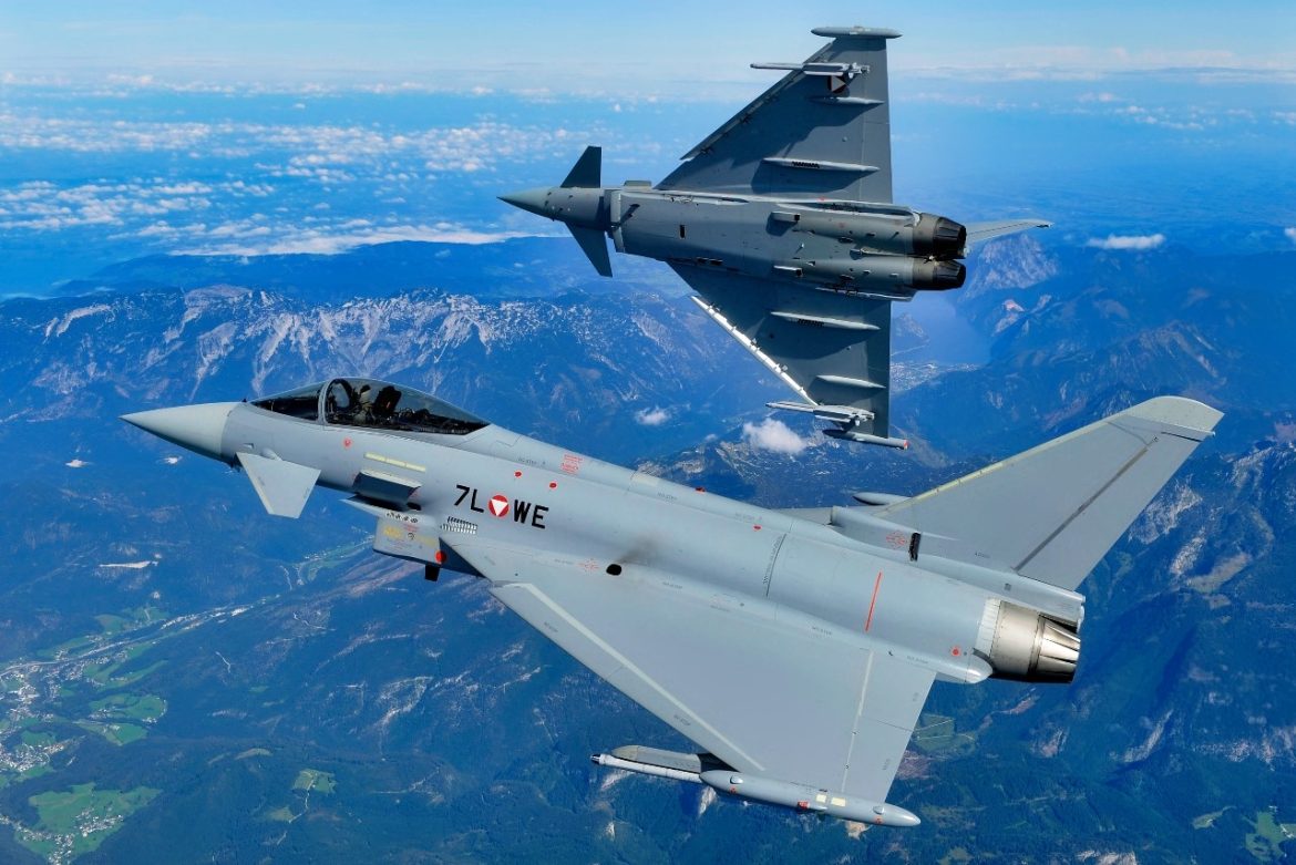 Typhoon UK patroluje polskie niebo dla NATO