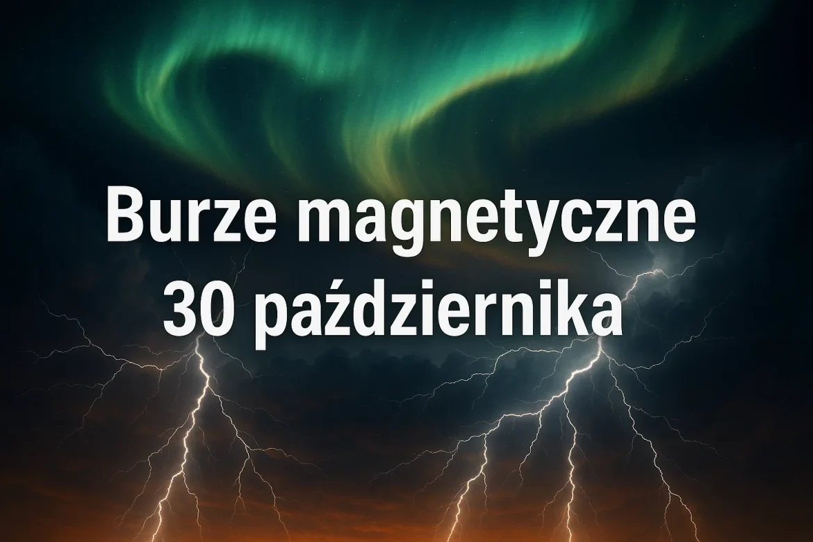 Silne burze magnetyczne 30 października w Polsce