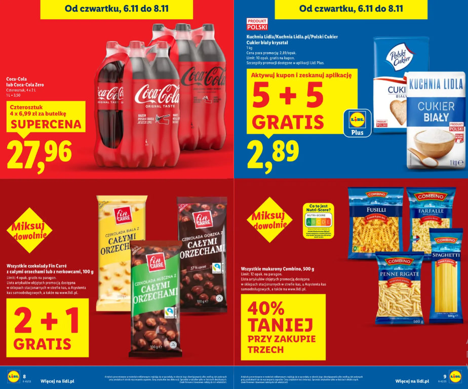 Mega promocje w Lidlu od 6 do 8 listopada – aż do -70%!