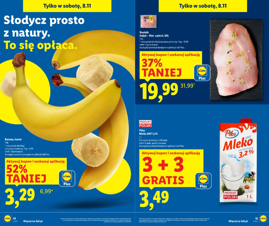Mega promocje w Lidlu od 6 do 8 listopada – aż do -70%!