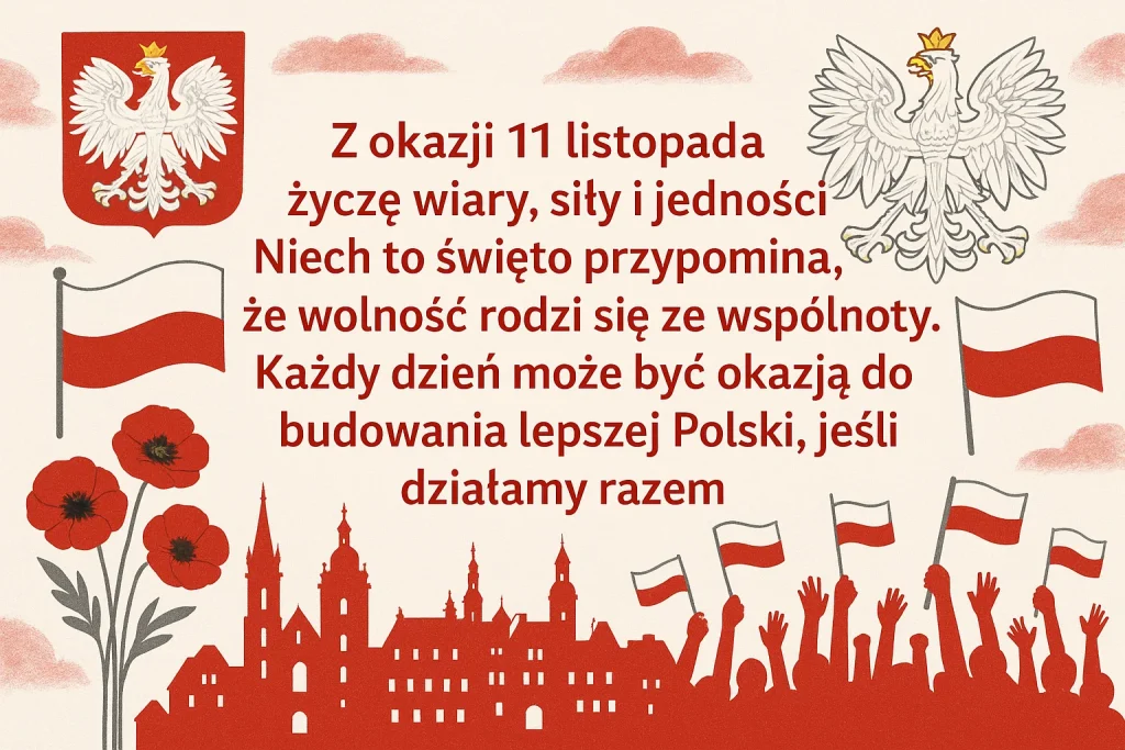 Życzenia i obrazki na Święto Niepodległości Polski