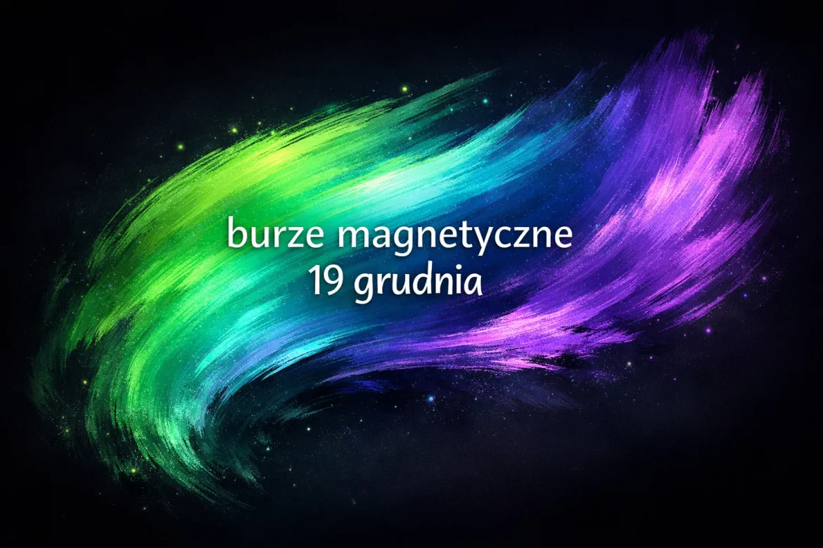 Burze magnetyczne 19 grudnia w Polsce: prognoza