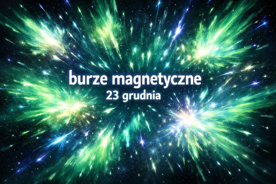 Burze magnetyczne 23 grudnia w Polsce: prognoza dnia