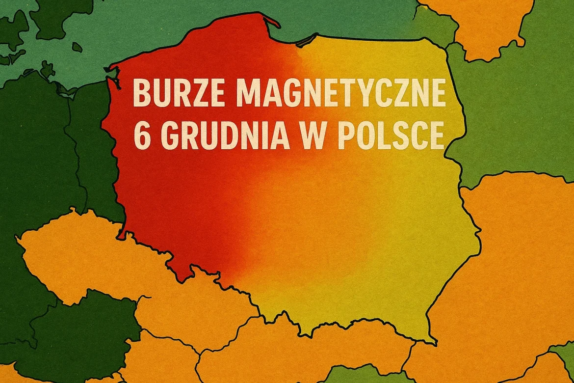 Burze magnetyczne 6 grudnia: prognoza dla Polski