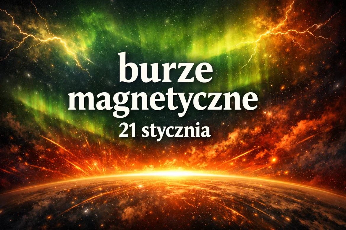 Burza magnetyczna w Polsce 21 stycznia 2026: godziny, Kp i wpływ na zdrowie