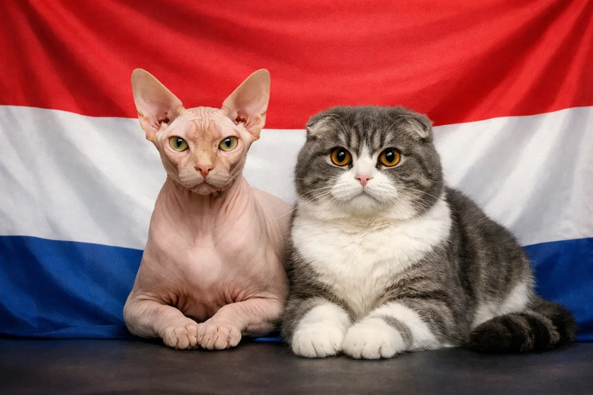 Dlaczego Niderlandy zakazały kotów Scottish Fold i Sphynx oraz czy Polska pójdzie tą drogą