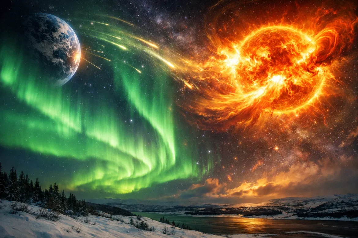 Prognoza burz magnetycznych na luty 2026 w Polsce – daty i siła