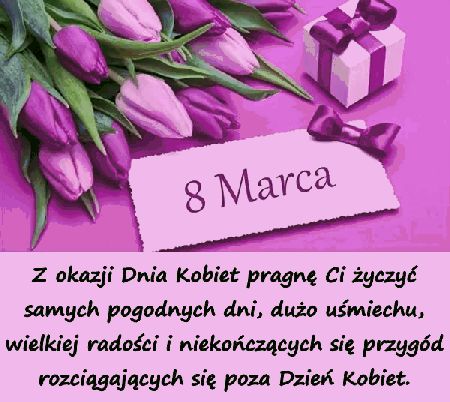 Życzenia na Dzień Kobiet 8 marca 2026: proza, wiersze, kartki 