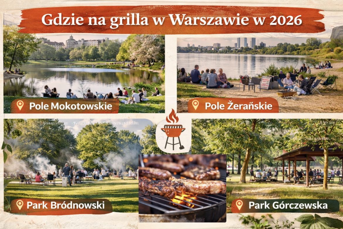 Gdzie na grilla w Warszawie w 2026