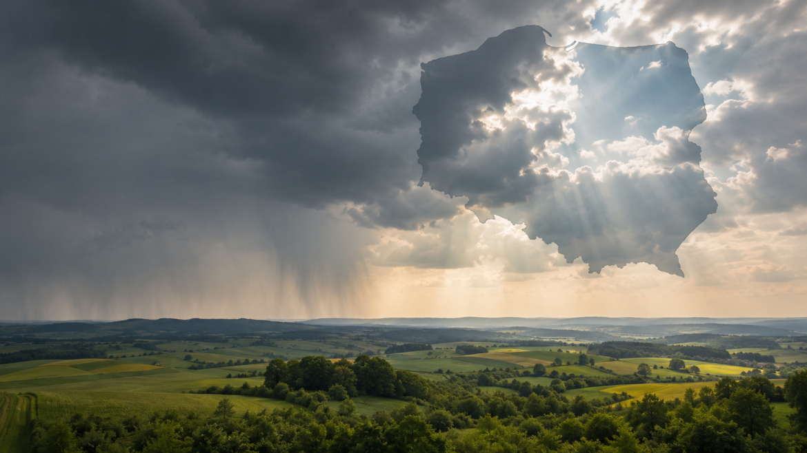 Pogoda na tydzień 8–14 czerwca. Nad Polskę wrócą opady i gwałtowne burze