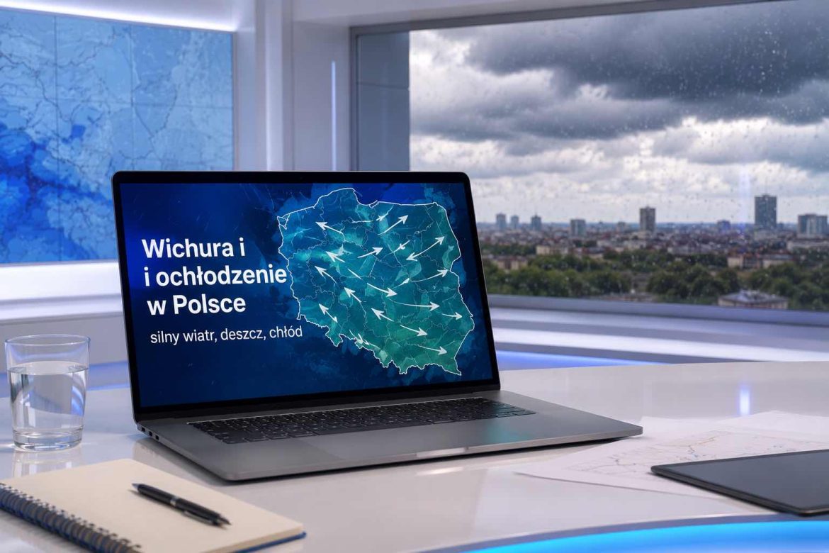 Wichura i ochłodzenie w Polsce: gdzie powieje najmocniej i kiedy zrobi się chłodno