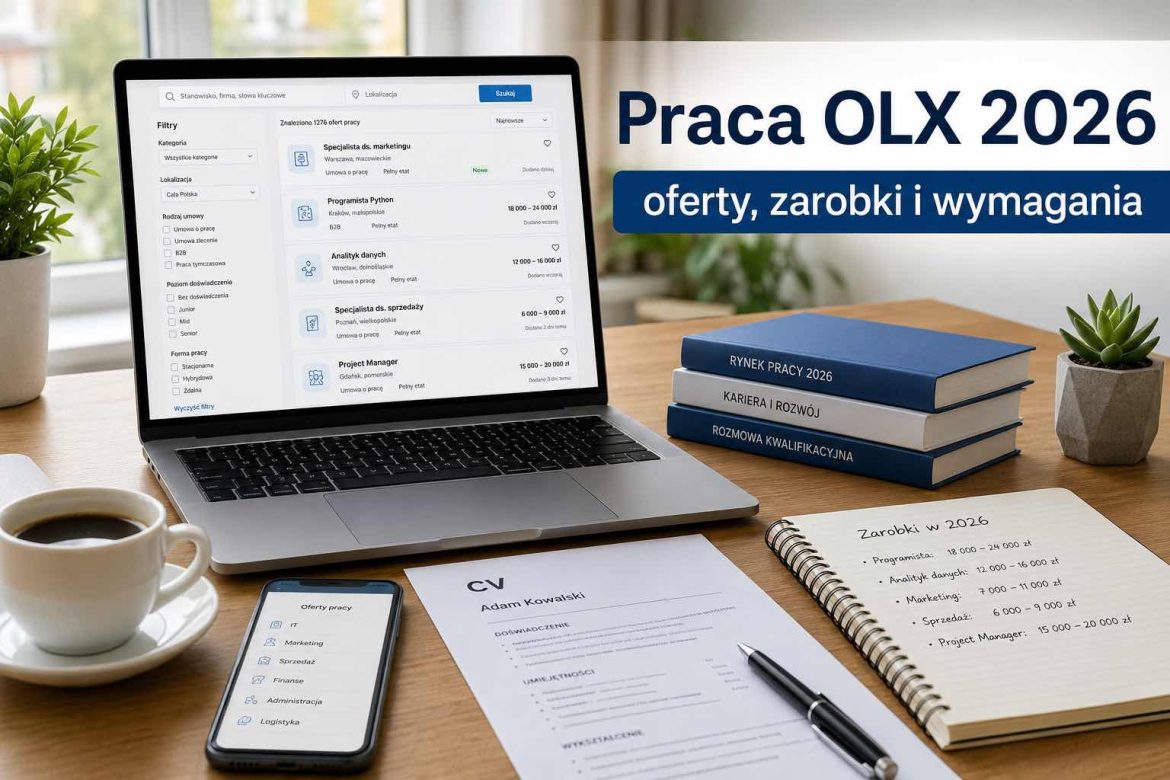 Jak znaleźć pracę na OLX w Polsce w 2026 roku: popularne oferty pracy, zarobki i wymagania