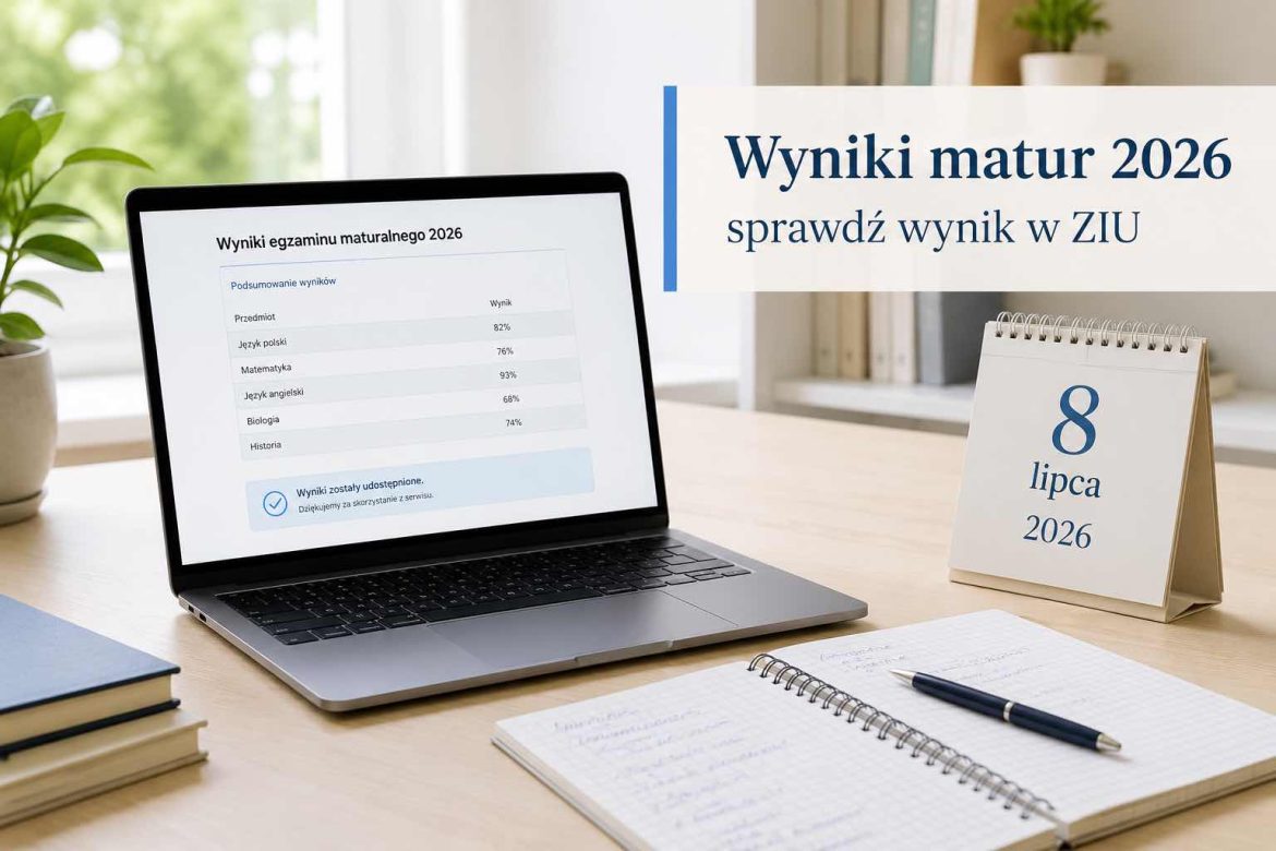 Kiedy wyniki matur 2026? Godzina, logowanie do ZIU i odbiór świadectwa