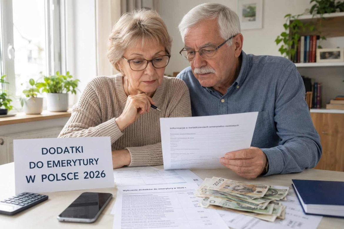 Świadczenia dla seniorów 2026: 288 zł co miesiąc i osiem innych dodatków