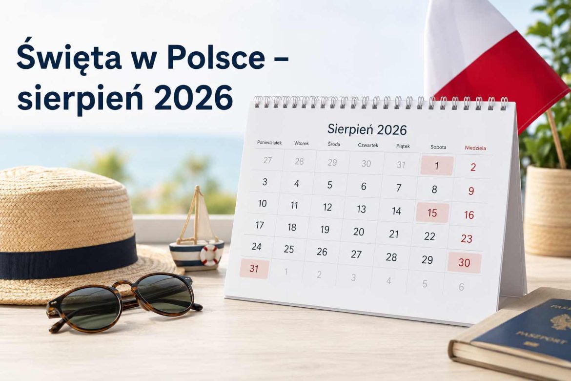 Co świętujemy w Polsce w sierpniu 2026? Pełny kalendarz świąt, ważnych dat i dni wolnych
