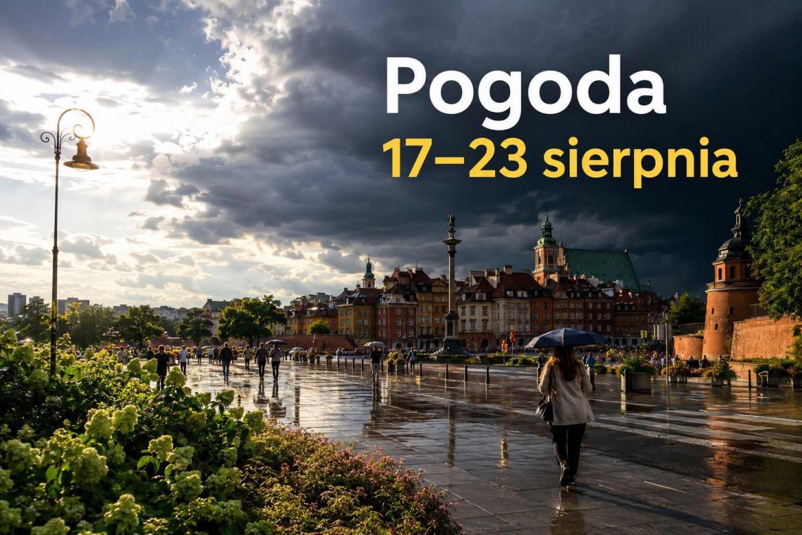 Załamanie pogody w Polsce. Prognoza na 17–23 sierpnia: deszcz, burze i ochłodzenie