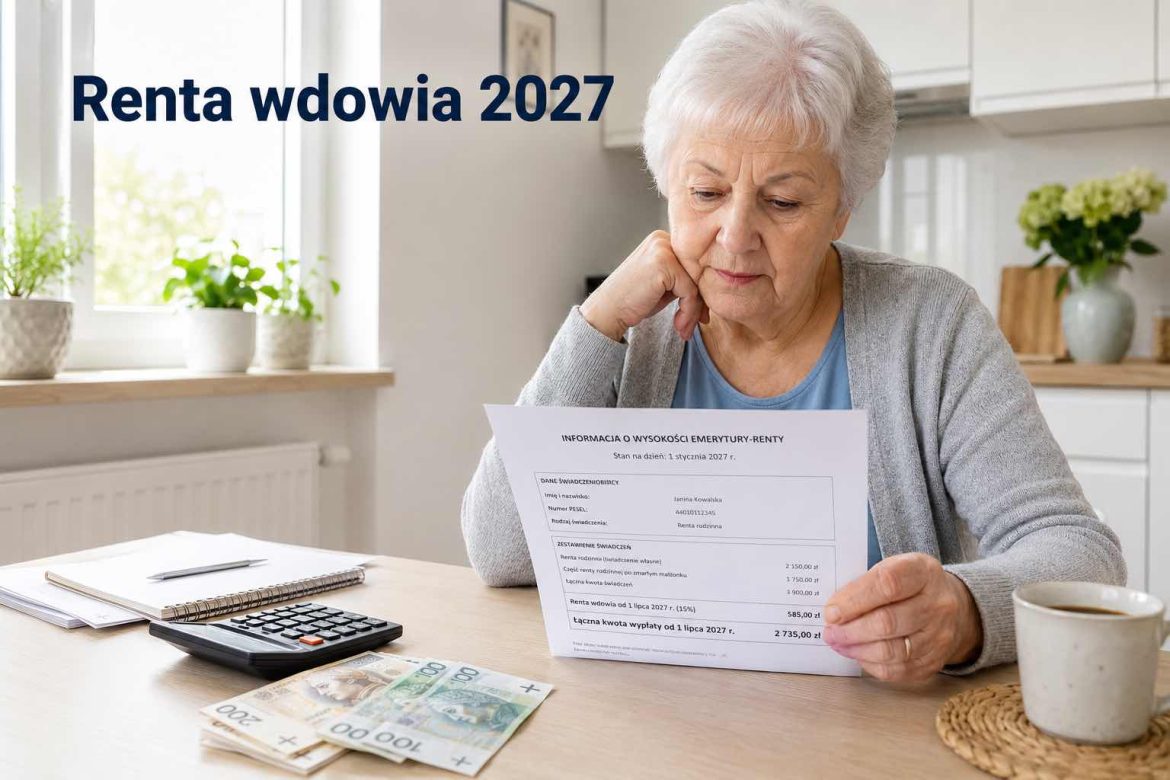 Nowa renta wdowia od stycznia 2027. Kto dostanie więcej i jakie będą limity?