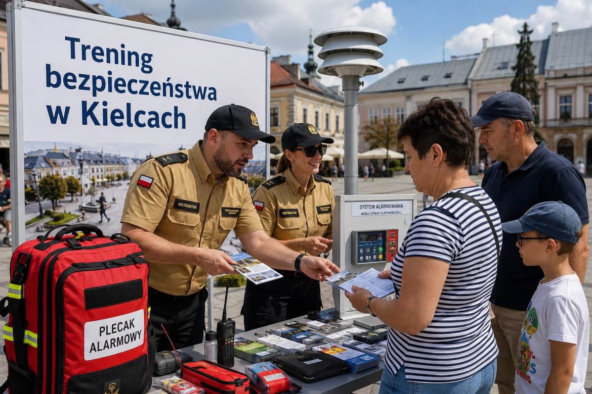 Alarm, plecak ewakuacyjny i schronienie. Ważny trening w Kielcach już 29 sierpnia