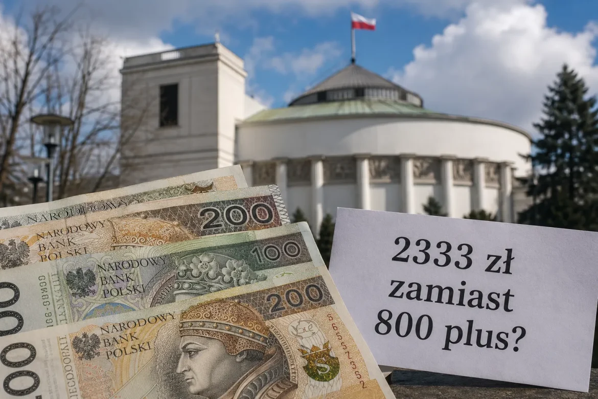 2333 zł zamiast 800 plus? Sejm zamknął sprawę