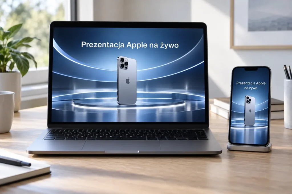 Powtórka konferencji Apple uruchomiona w aplikacji Apple TV na telewizorze