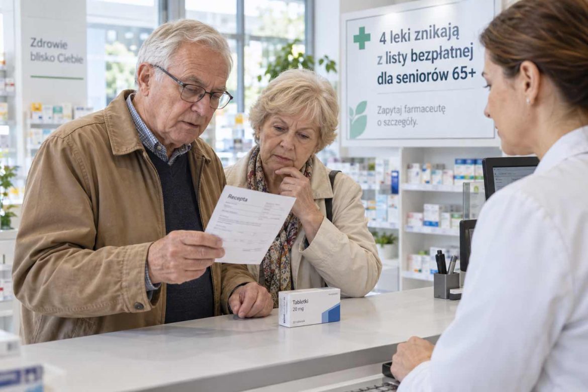 Leki dla seniorów 65+. Te preparaty znikają z darmowej listy. Jest ważna wiadomość dla pacjentów