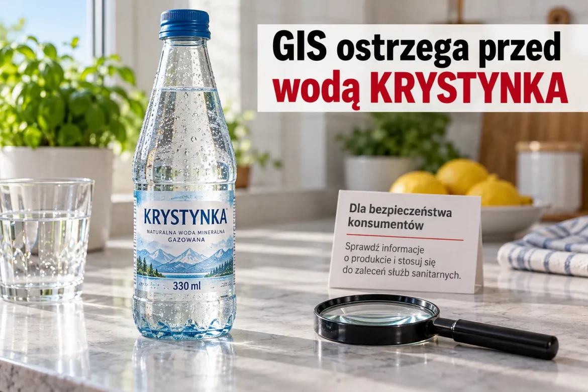 Tej wody absolutnie nie pij. GIS ostrzega przed szklaną butelką KRYSTYNKA