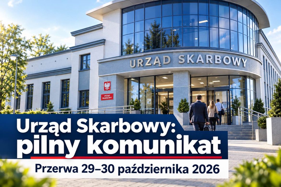Urząd Skarbowy: ważna przerwa 29 października 2026/ Sprawdź godziny i listę dolumentów