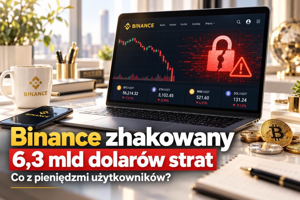 Binance zhakowany – 6,3 mld dolarów strat. Co zrobić, jeśli masz tam kryptowaluty?